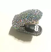 Crystal bedazzled mini stapler, rhinestone stapler, bling office supplies,