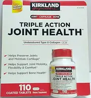 Kirkland Signature Triple Action Joint Health 110 Coated Tablets