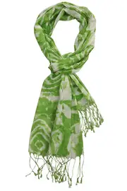 Isis Geometric Design Tassel Scarf--MSD-SCISIS