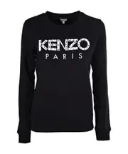 Logo decal sweater S,XS Black