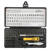 Wiha 75965 65 Piece System 4 Safe Master Technician Ratchet MicroBits Set