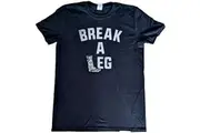 Foo Fighters Unisex Adult Break A Leg Milton Keynes Back Print Cotton T-Shirt (Black) - UTRO4424