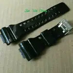 HITAM 卡西歐 G-SHOCK GA-100 GA-10 GA-120 GA-200 GA-300 亮黑色錶帶