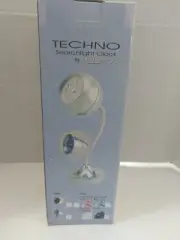 Vintage Mid Century Techno By Helbros Orb Eyeball Chrome Goose Neck Alarm Clock