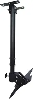 Yuarisx Adjustable Ceiling TV Wall Mount Bracket Compatible with 14-42" Plasma LCD LED Monitor Flat Panel Screen Displays Tilt/ 360° Swivel