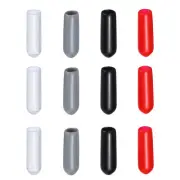 Screw Thread Protector Cover Rubber 1/16"(2mm) ID/Black, Red, Grey, Clear/100pcs