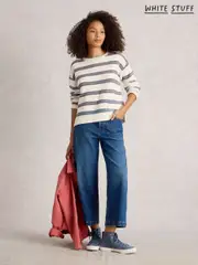 White Stuff White Victoria Stripe Jumper (H74845) | $127