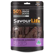 Savourlife Australian Kangaroo Strips Dog Treats - 165g