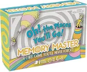 AQUARIUS Oh, The Places You'll Go Memory Master Card Game, Dr. Seuss Themed Challenge for 2–4 Players, Fun for Family Game Nights