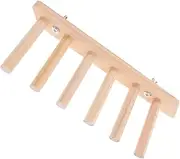 Totority Wooden Cat Climbing Pole Steps Wall-Mounted Space-Saving Platform for Cats Stylish Wall Shelf for Scratching Jumping and Resting Areas