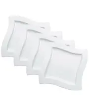 Villeroy & Boch Set of 4 New Wave Square Dinner Plates