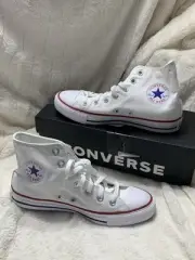 NIB Converse Chuck Taylor All Star White Women High Top Sneaker W7650 Sz 8