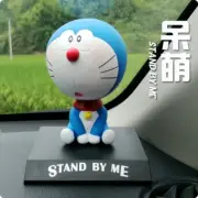 Car Interior Dashboard Ornament Anime Doraemon Shaking Head Action Figure F