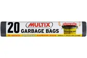 Multix Garbage Bags Drawtight Extra Wide Roll 8cm X 7cm 56 Litre 20s x 12