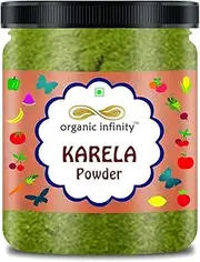 Green Velly Indian Organic Infinity Karela Powder | Bitter Melon Powder for Diabetes Control - 500 GM by Organic Infinity