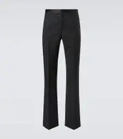 [Givenchy] Givenchy Wool and mohair tuxedo pants UK 36 black