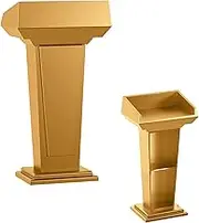 Podium Stand, Hostess Stand Portable Podium Stand Reception Desk, Pulpits for Churches, Church Pulpit Podium Desk Lectern Podium for Conference, Auditorium, Classroom