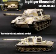 WWII German Jagdtiger Henschel tank s.Pz.Jag.Abt.653 1/72 diecast Easy model