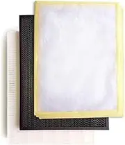 Winix Zero+ PRO 5 Stage Air Purifier Replacement Filter with Pet Filter Pack, Compatible with Model AUS-1250AZPU, Black/White