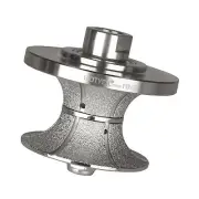 V40 (1-1/2'') Full Bullnose Diamond Hand Profiler, Profile Router Bit Wheel w...