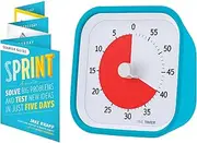 Time Timer MOD Sprint Edition — 60 Minute Visual Timer — for Kids Classroom Learning, Homeschool Tool, Teachers Desk Clock and Office Meetings (Sky Blue)