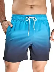 [Arcweg] Men's Quick-Drying Swimming Shorts Board Shorts Beach Shorts Sports Trousers with Mesh Lining S-XXL