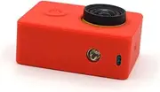 TEHAUX Silicone Protective Housing Case Lens Cover for Camera Durable Washable and Lightweight Design Easy to Install Camera Red