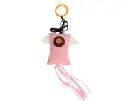 Kitten Toy Elastic Rope Canvas Tassel Physical Exercise Playing Toy Cat Teaser Catnip Toy Training Toy-Pink