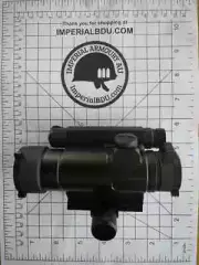 Construction use Comp Scope M4 with QRP2 rail, red blue sighting dot 1x zoom