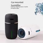 Aroma Diffusers Car Humidifier 200ml Low Noise Warm Light