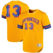 Men's Mitchell & Ness Wilt Chamberlain Gold San Francisco Warriors 1962 Mesh