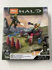 Mega Construx Halo Infinite Turret Takedown Includes Spartan Hazop Grunt 98 Pcs