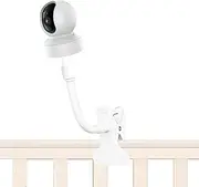Baby Monitor Holder Flexible Camera Mount Adjustable Universal Clip Clamp Mount for Eufy, Vtech, HelloBaby, Bonoch, ChildsFarm, ANMEATE and More Baby Monitor Camera Mount for Cot without Drilling