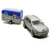 Majorette Peugeot 4007 Silver with J53 Container Trailer 1:64 no Package