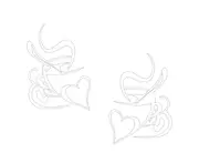 Self-adhesive Wall Stickers Symmetrical PVC Stylish Visual DIY Wallpaper for Dining Room-White