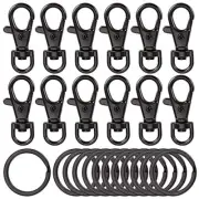 24pcs Metal Swivel Clasps Lanyard Snap Hook Premium Lobster Claw Clasp