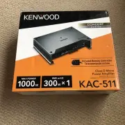 Kenwood KAC-511 Class D Digital Mono Amplifier 1000W - Free Shipping