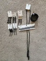 Lovisa Black Jewellery Bundle Earrings Necklace Bracelet 8 Pieces BNWT Womens