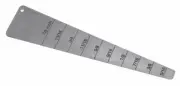 4-3/4" Stainless Steel Spring Bar Jewelry Measuring Lug Gauge Millimeters Inches