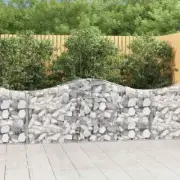Arched Gabion Basket 200x30x100 cm Galvanised Iron