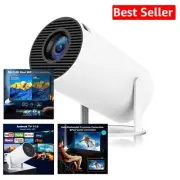 Compact Mini Projector for Home Cinema – 180° Rotation & Built-in Wi-Fi