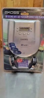 KOSS Compact Disc Player & Headphones CDP1689 Model New/Sealed