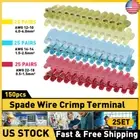 300x Male & Female Insulated Wire Spade Terminal Crimp Connector 10-22 Gauge US