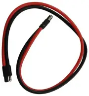 Workman TP8 CB Radio 24" Polarized Quick Disconnect Bullet 8 Ga Wire 2-pin