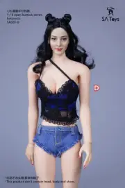 SA Toys SA029D 1/6 Lace Bras Shorts Pants Clothes Set Fit 12" Female PH TBL Bod