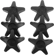 6Pcs Wheelchair Control Knobs Replacement Adjustment Star Knobs for Enhanced Grip and Easy Installation Durable Pa and Materials Reliable Wheelchair Part