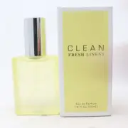 Fresh Linens by Clean Eau De Parfum 1oz/30ml Spray New With Box