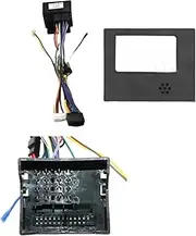 Canbus Box Decoder Compatible for VW Touareg Wiring Harness Power Cable Android Car Radio Multimedia Player(Style A)