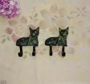 Cat Design Door Mounting Hook Brass Cougar Cat Cloth Wall Hanger Home Dec CA038