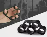 4 pc Hand Exerciser Grip Strength Trainer Kit Hand Grip Strengthener Kit Hand